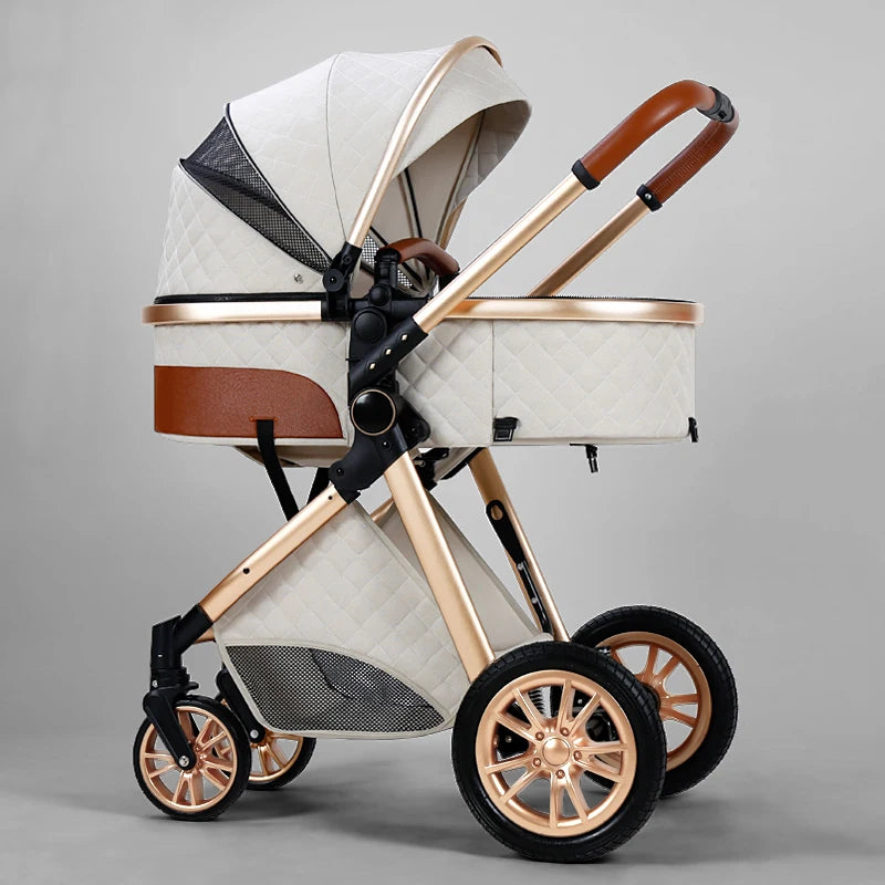Luxury Baby Stroller 3-in-1