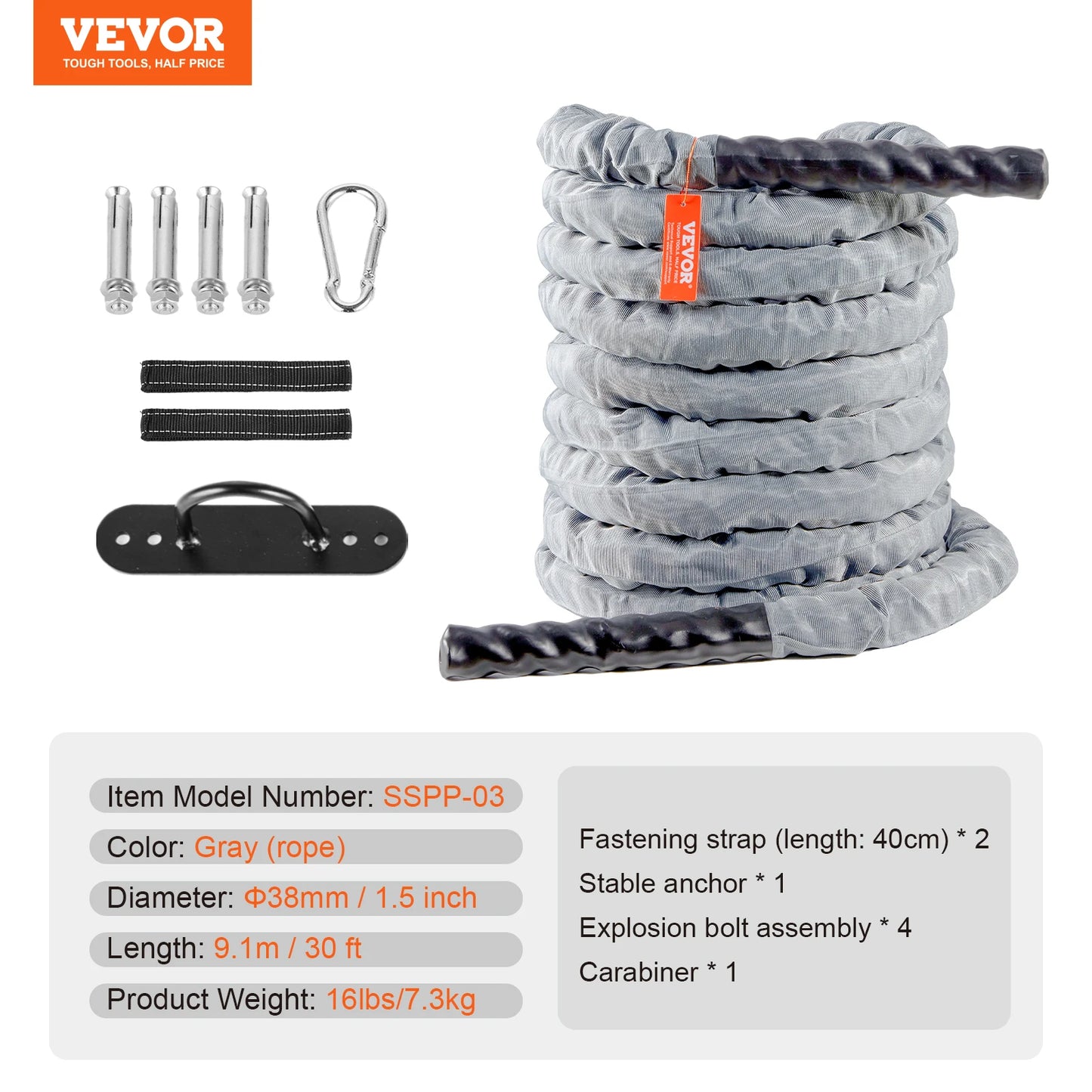 SucceBuy Battle Heavy Weighted Pull Rope
