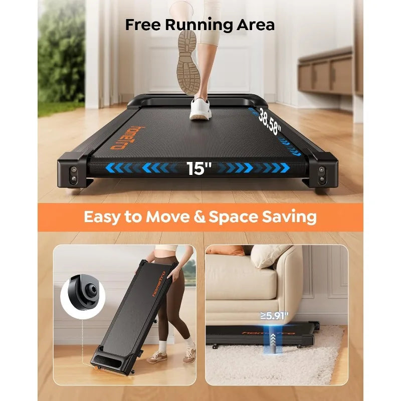 Compact & Portable Under Desk Treadmill