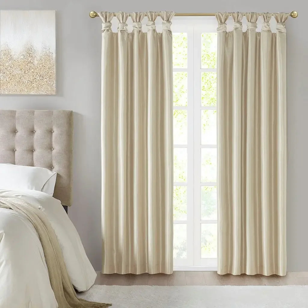 Twist Tab Total Blackout Window Curtain/Panels
