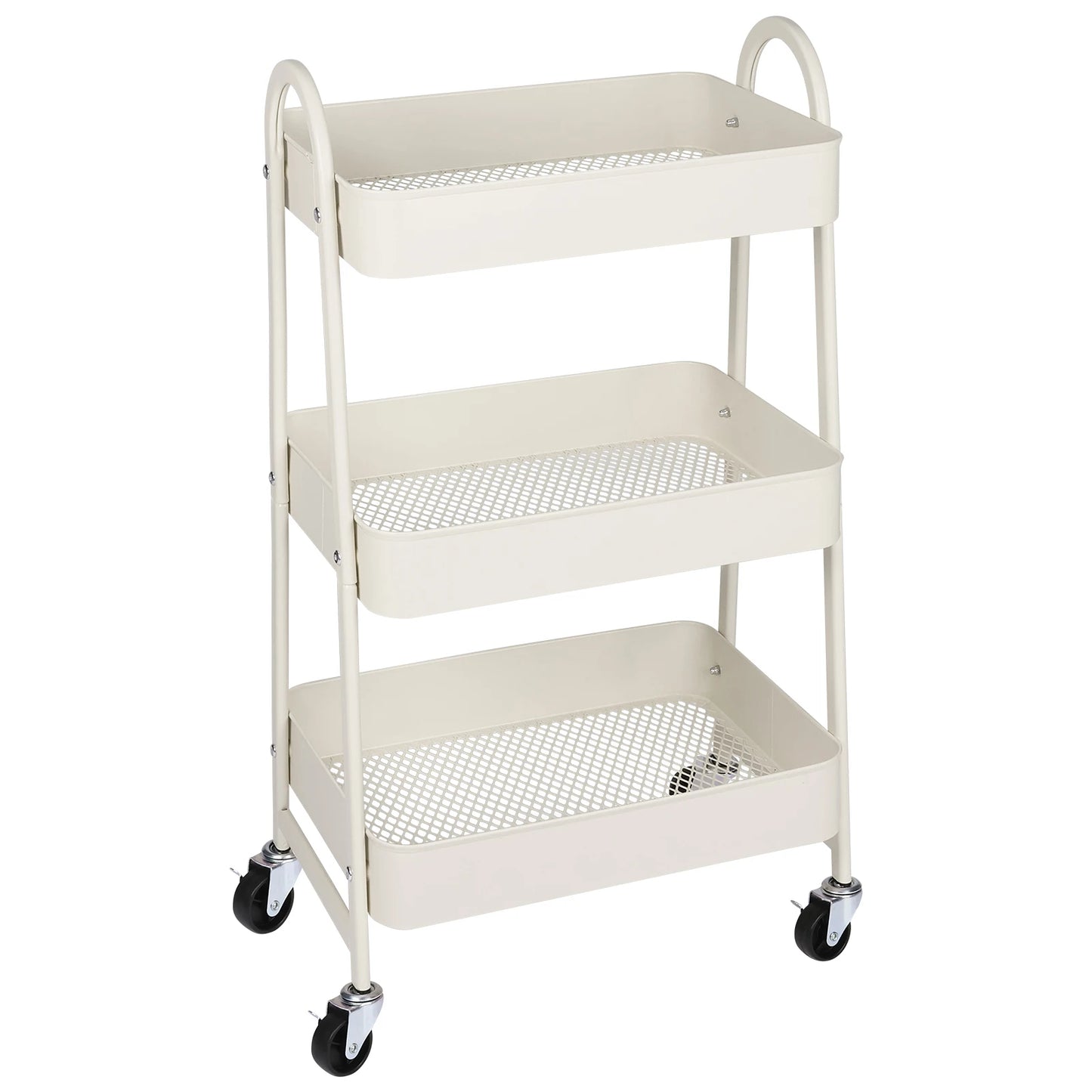 3-Tier Metal Storage Kitchen Cart
