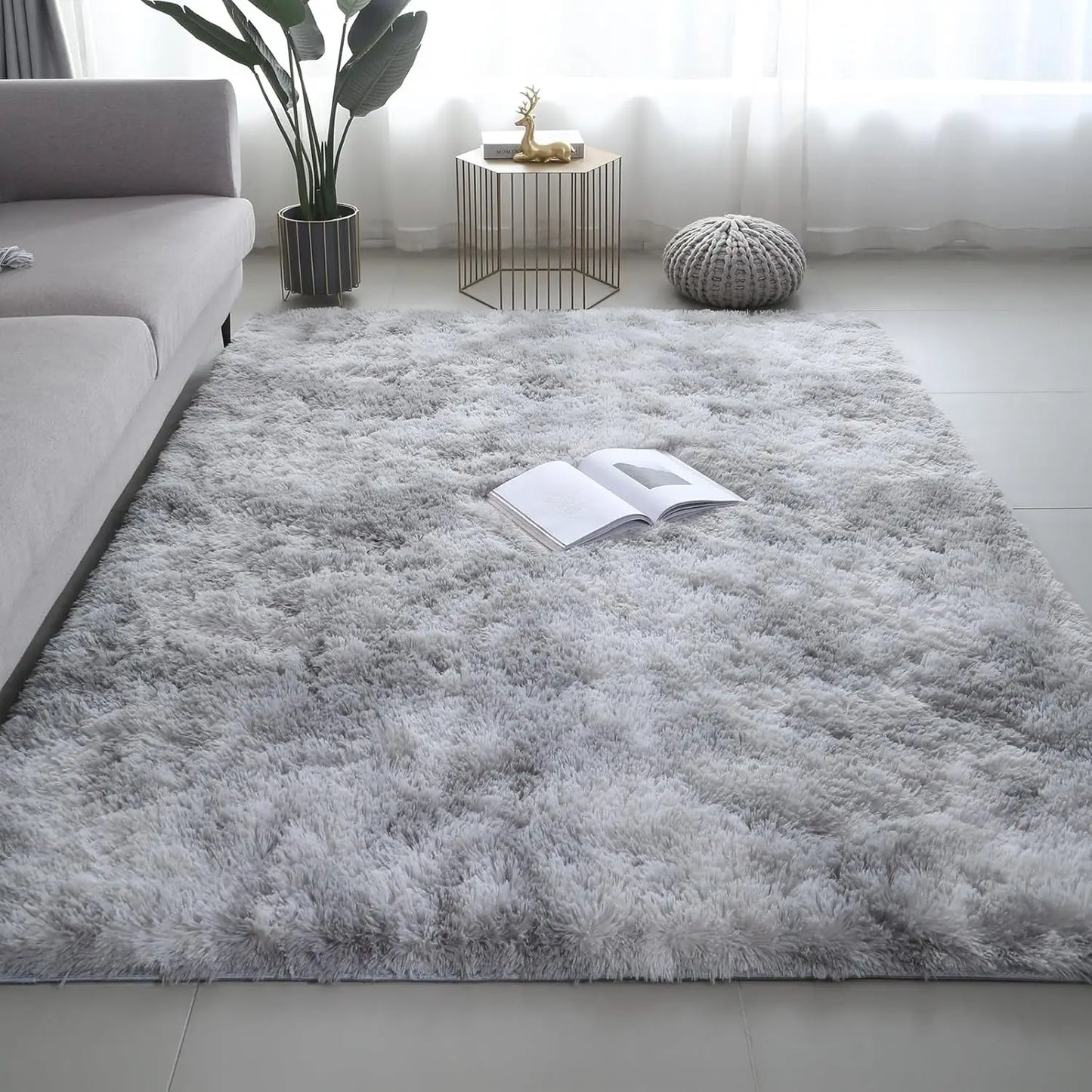 Fluffy Shag Area Rug – 8×10