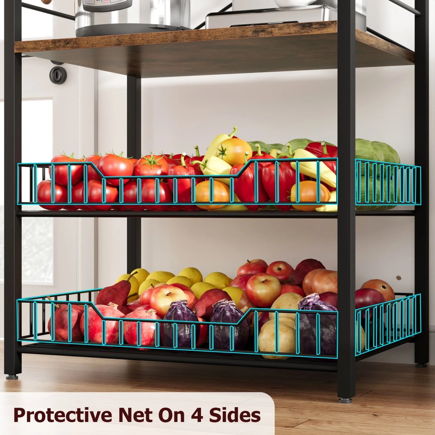 Kitchen Bakers Rack/ Microwave Oven Stand