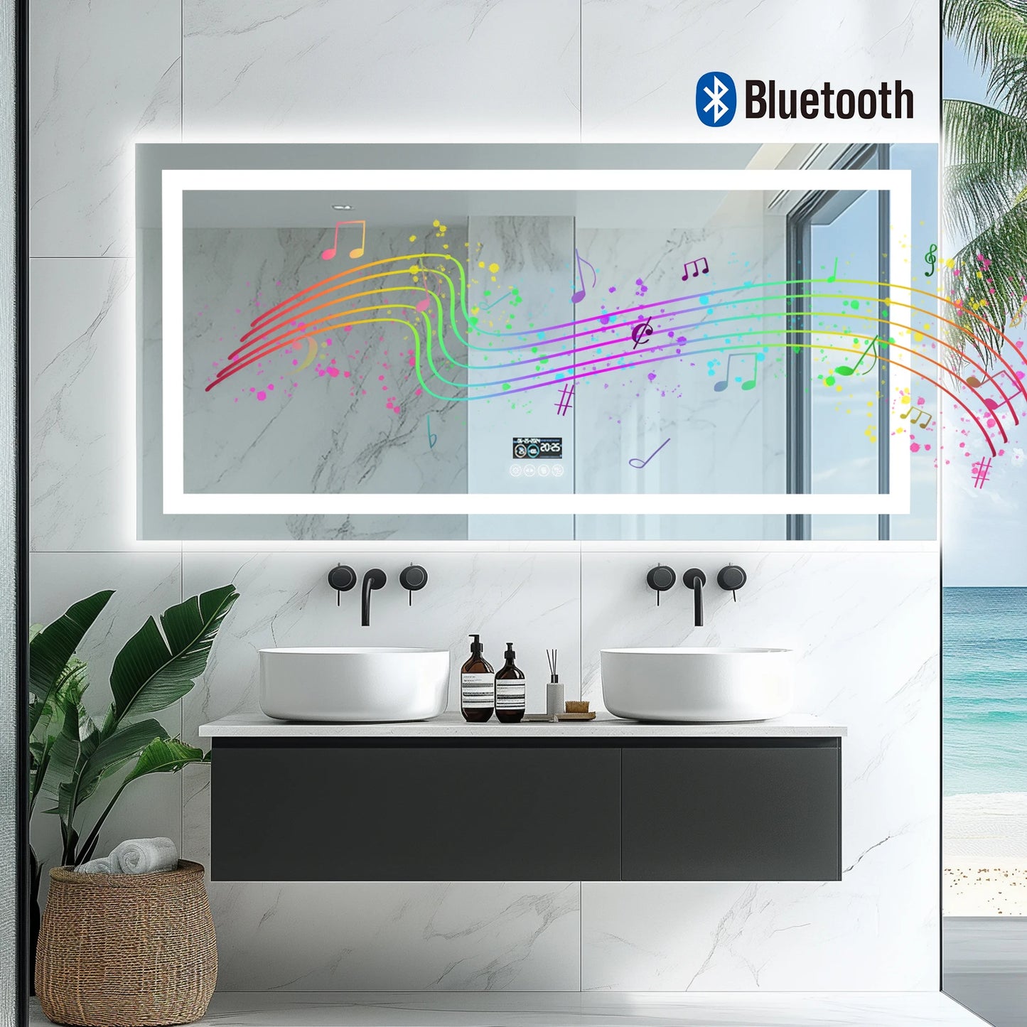 LED Bathroom Mirror With Lights