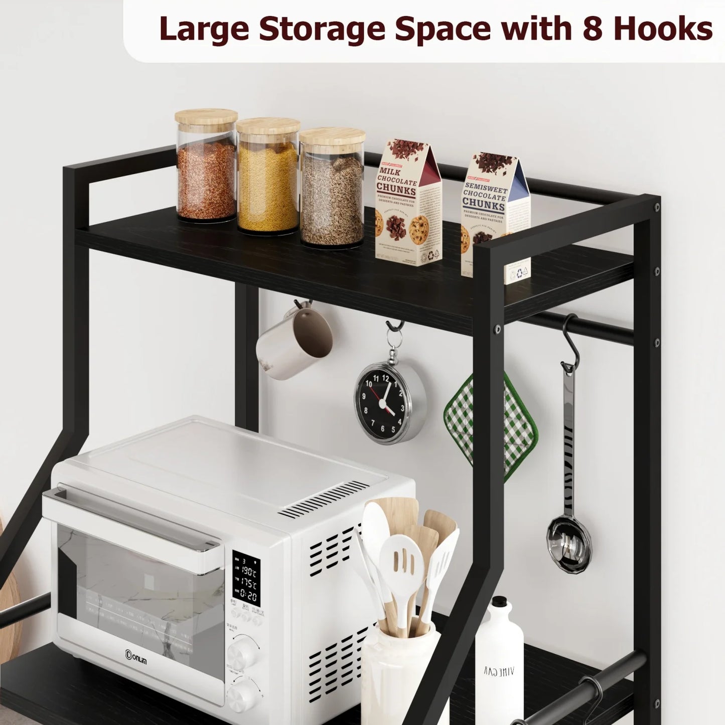 Kitchen Bakers Rack Microwave Oven Stand