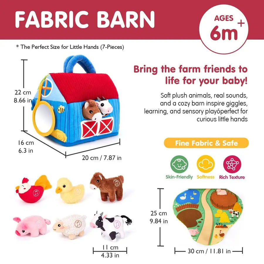 Plush Farm Animals & Real Sounds