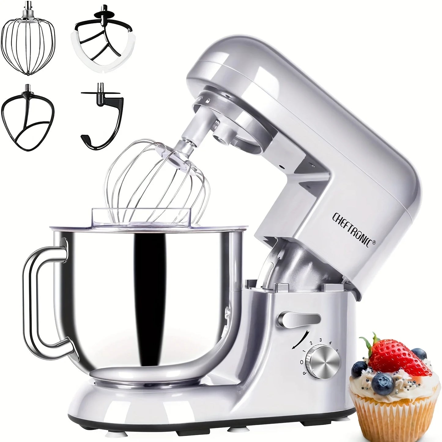 7 Qt Tilt-Head Electric Household Stand Mixer