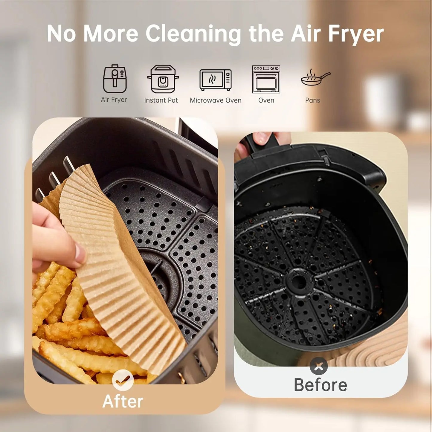 Air Fryer Disposable Paper Liner
