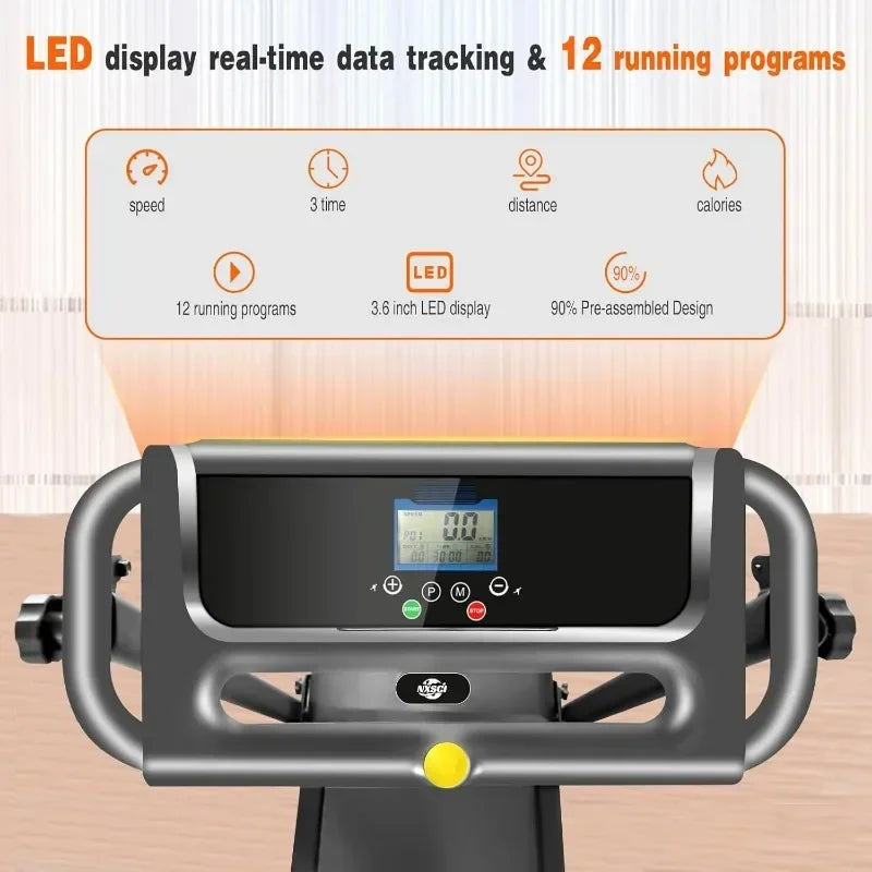 Portable Foldable Treadmills With 12 Preset Programs
