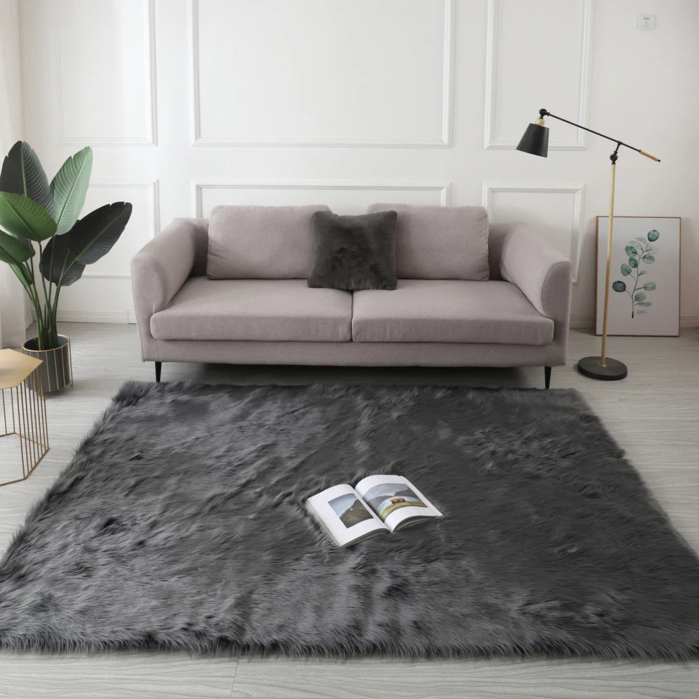 Ultra Soft Fluffy Faux Rug