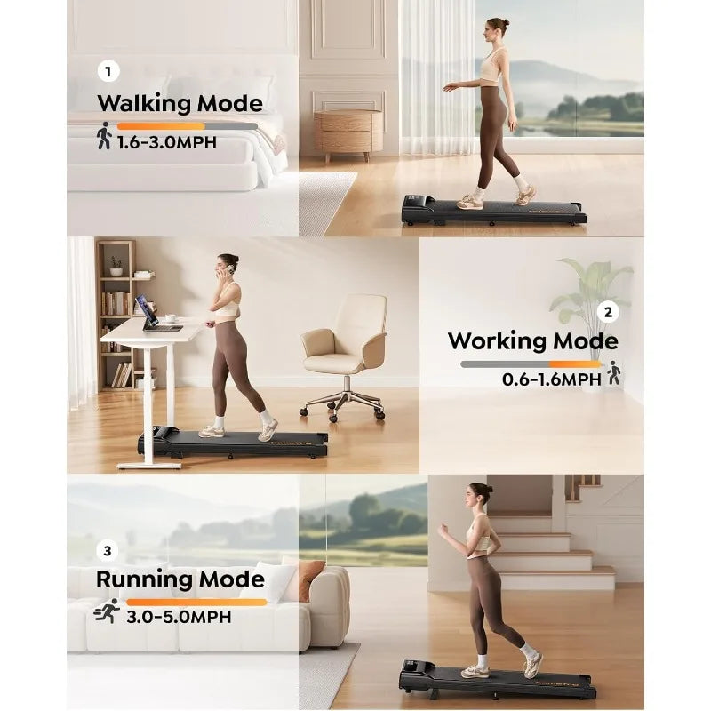 Compact & Portable Under Desk Treadmill