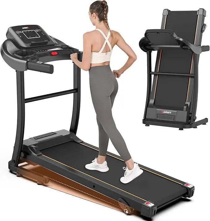 Treadmill With Incline, Heart Rate Sensors, Digital Display For Walking