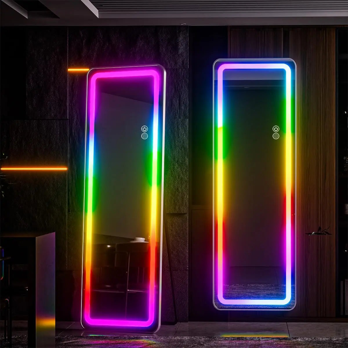 RGB Full Length Mirror With LED Lights