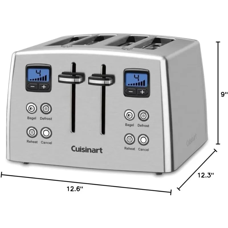 4-Slice Toaster, Stainless Steel