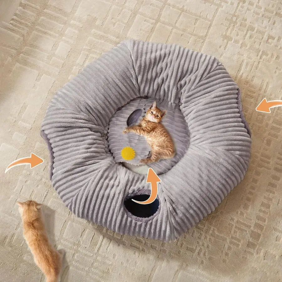 Tunnel Bed For Indoor Cats