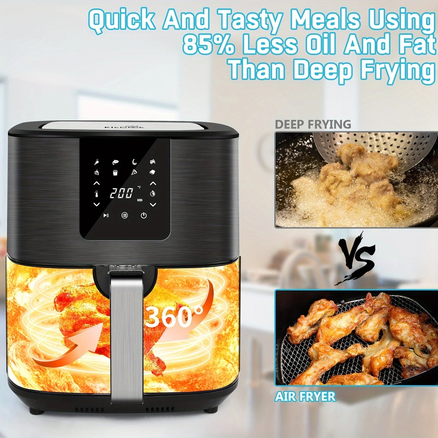 KitCook Large Air Fryer