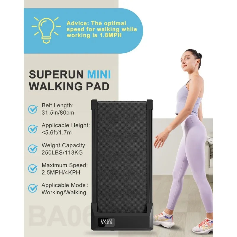 Portable Treadmill With Remote Control LED Display