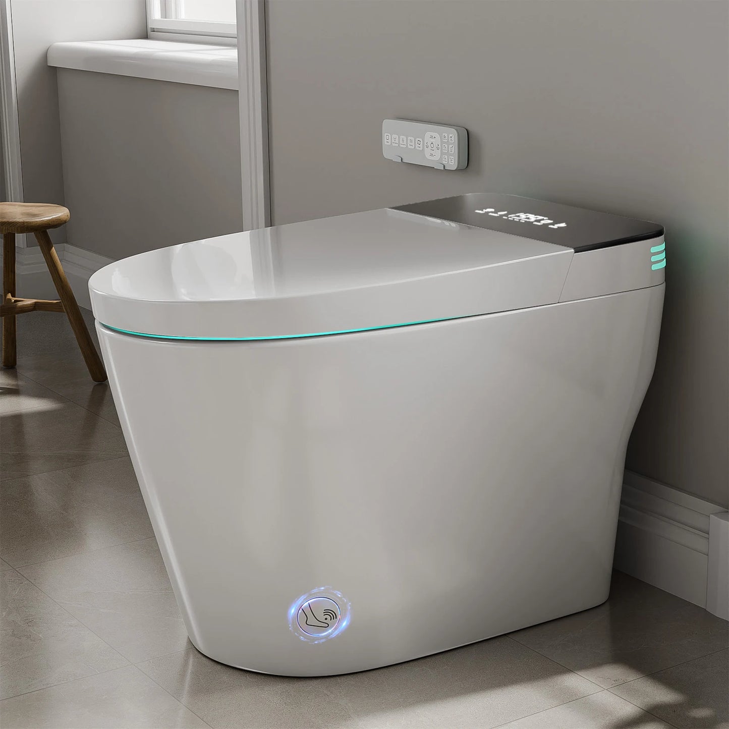 Smart Bidet Toilet With Auto Flush Seat