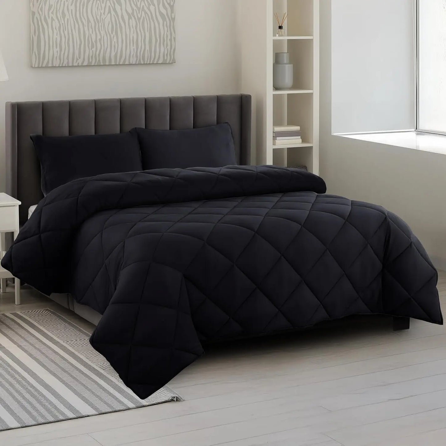 3 Piece Reversible Comforter Set