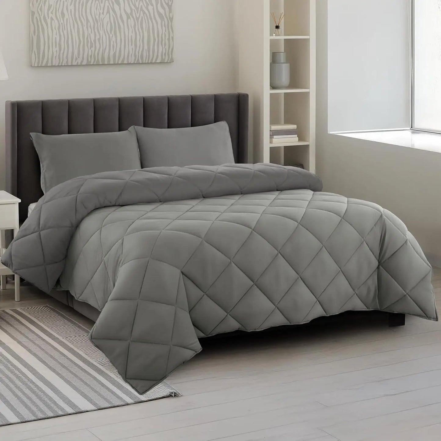 3 Piece Reversible Comforter Set