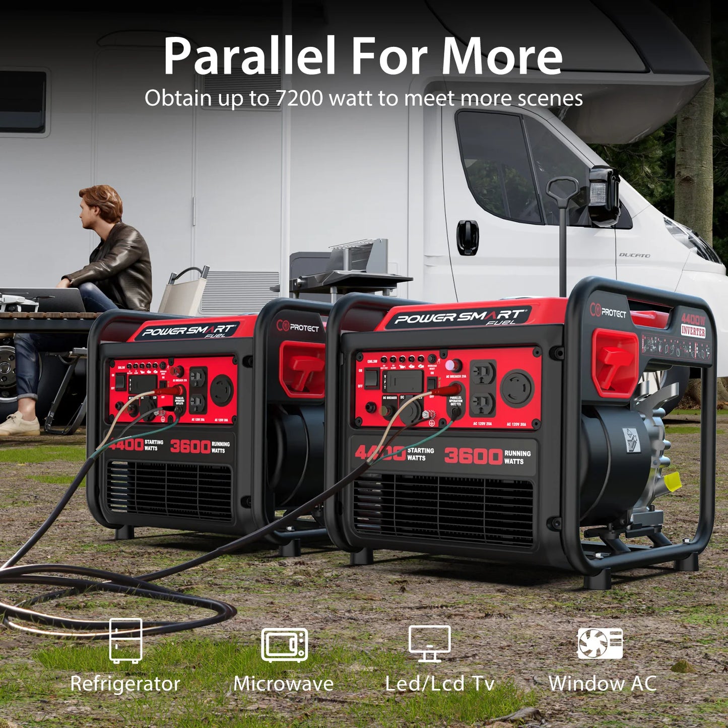 4400W Open Frame Inverter Generato