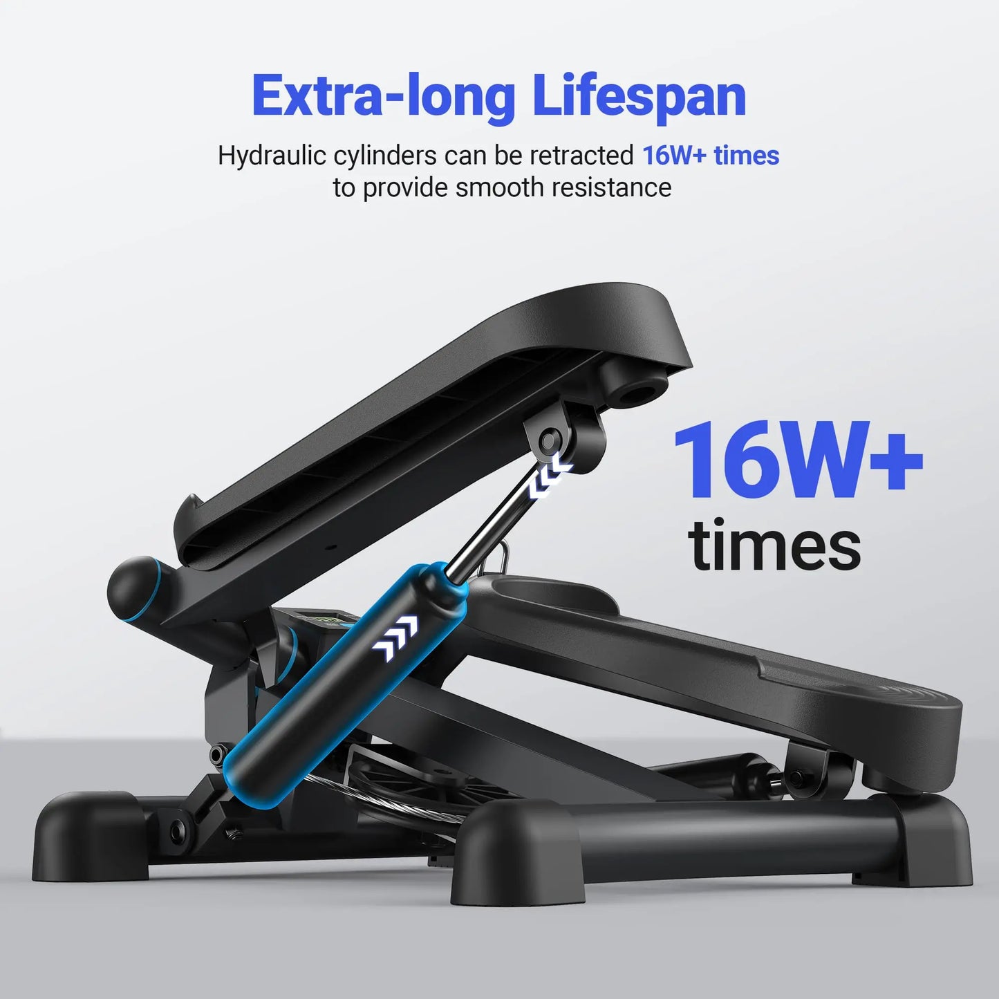 Stepper Exercise Equipment With Resistance Band For Fitness