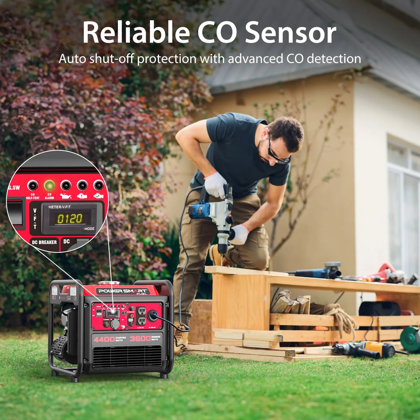 4400W Open Frame Inverter Generato