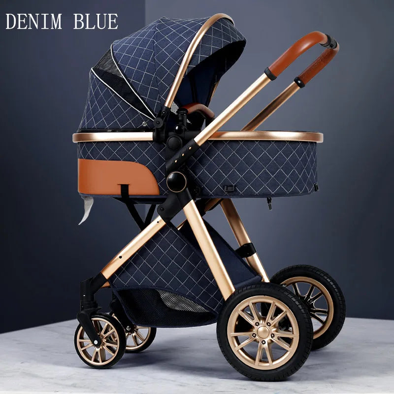 Luxury Baby Stroller 3-in-1