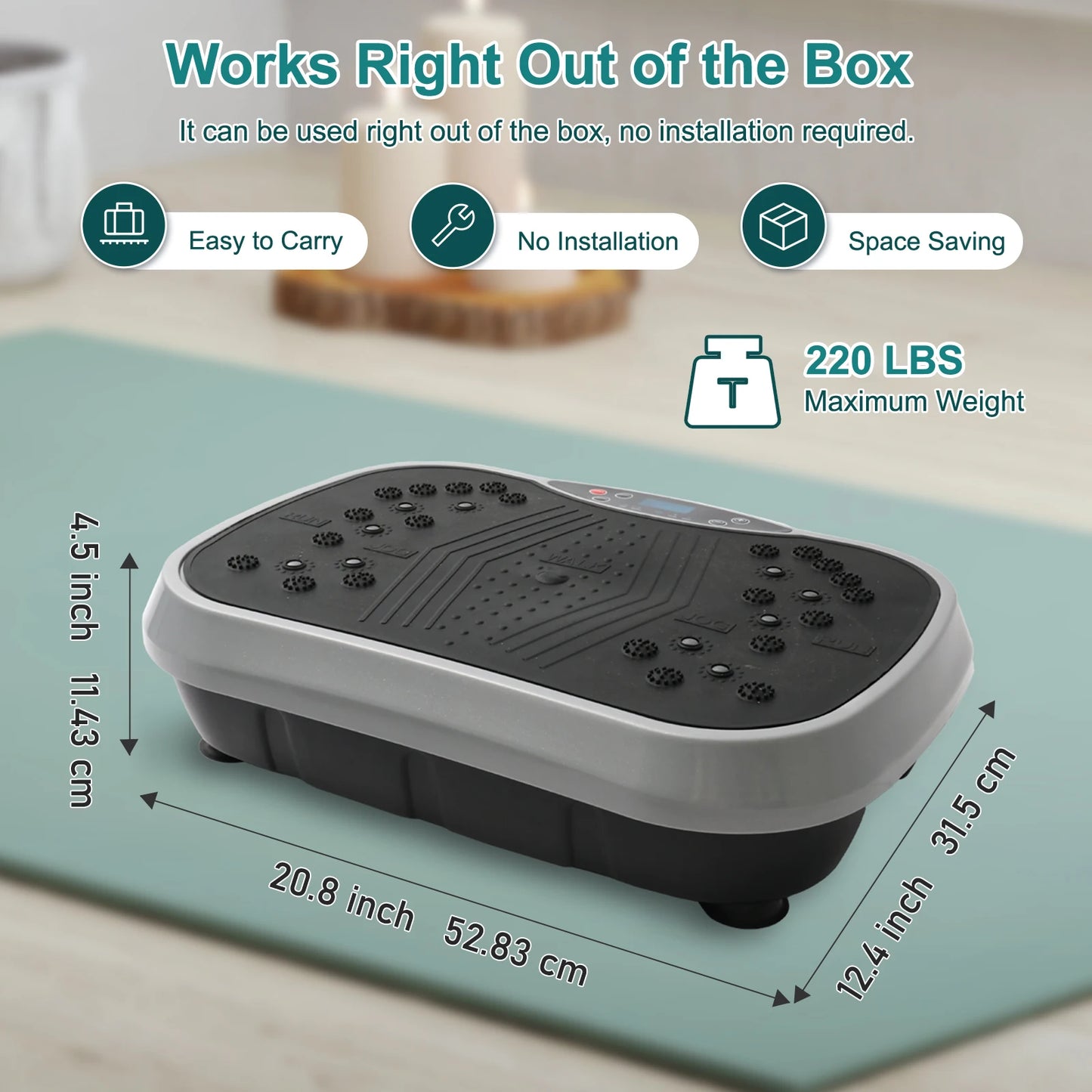 Vibration Plate Exercise Machine For Fat-Burning