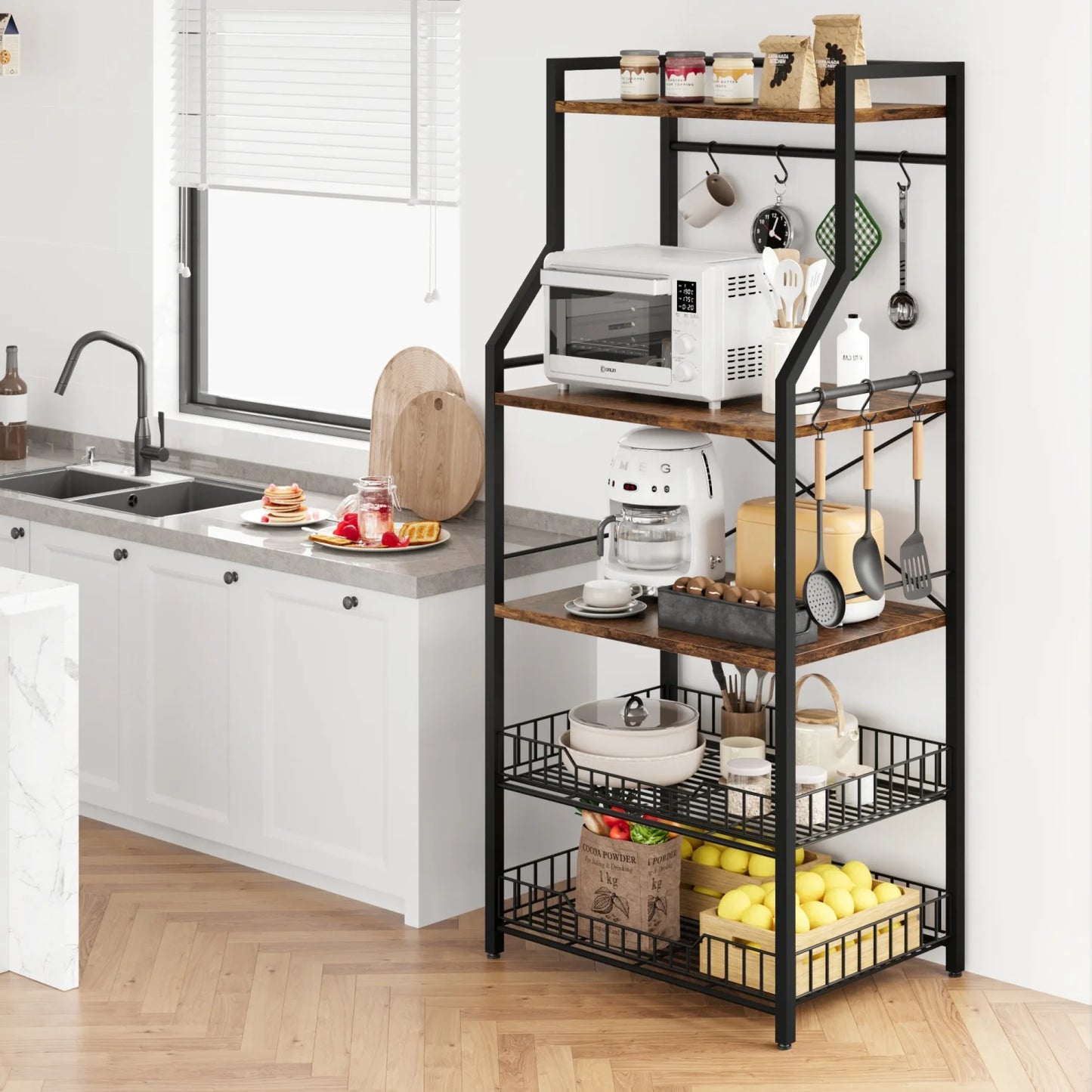 Kitchen Bakers Rack/ Microwave Oven Stand