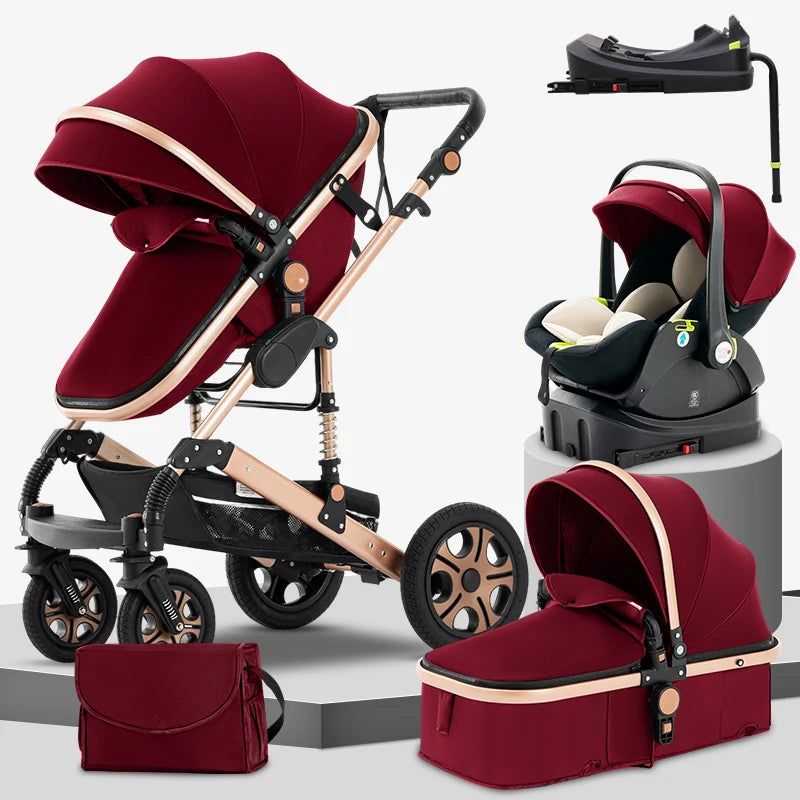 3-in-1 Reversible Luxury Stroller
