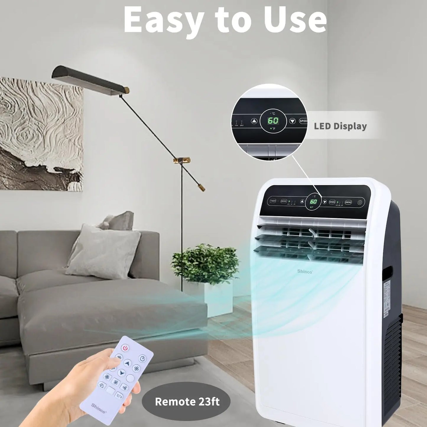 Portable AC Unit Dehumidifier & Fan