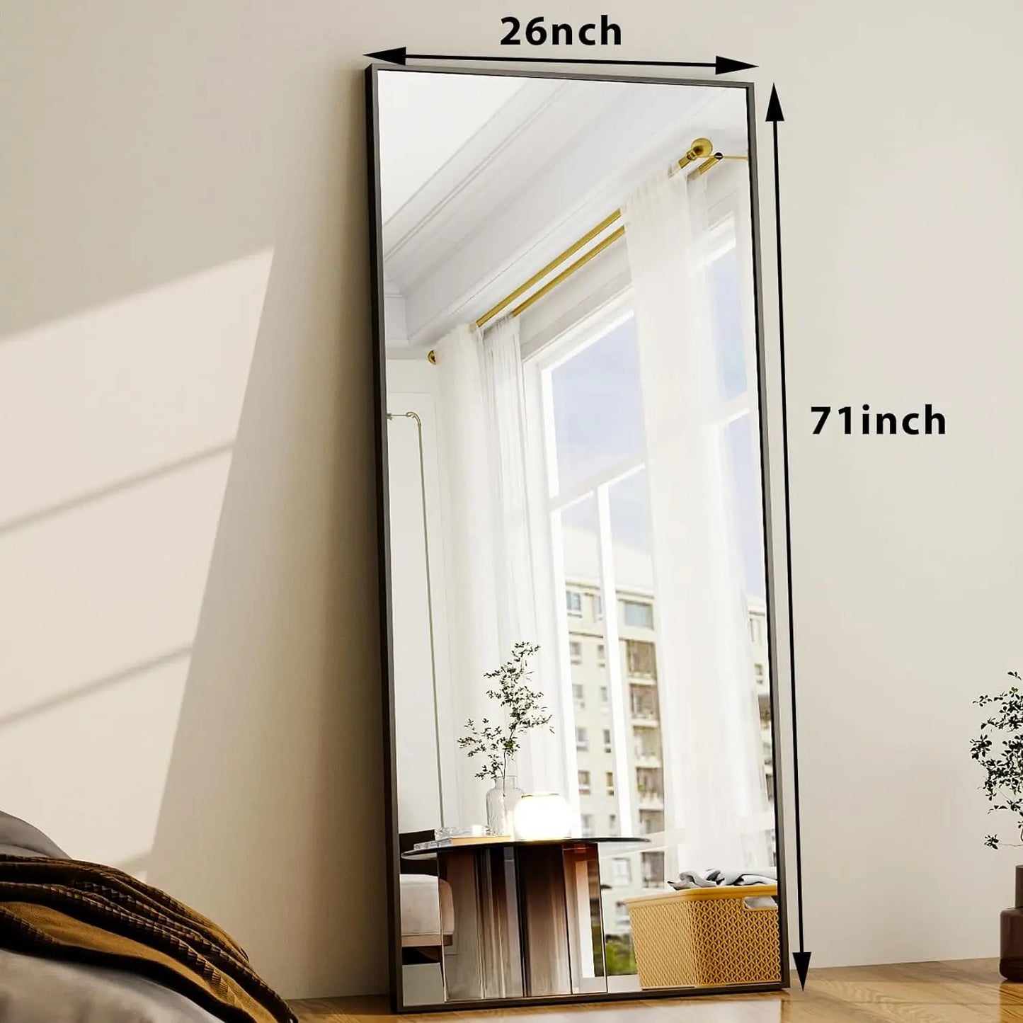BEAUTYPEAK Full Length Mirror