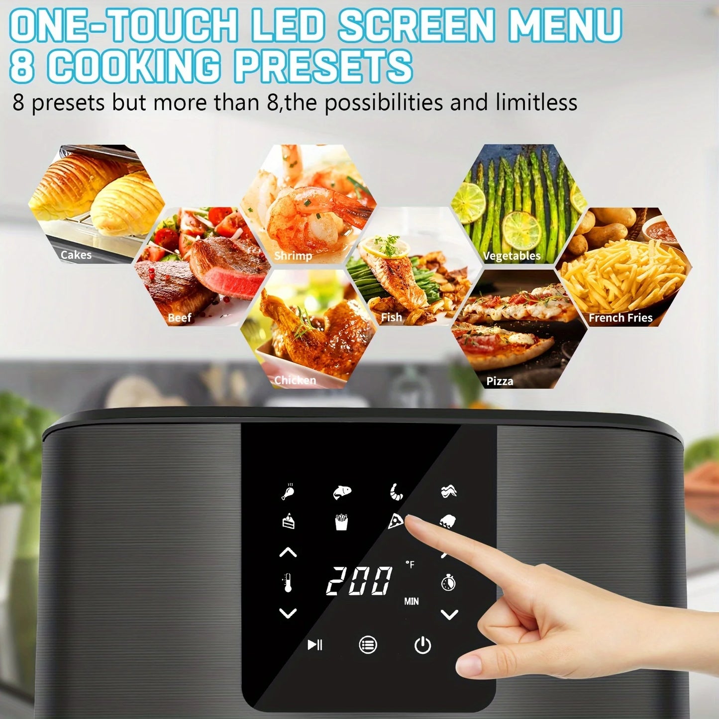 KitCook Large Air Fryer