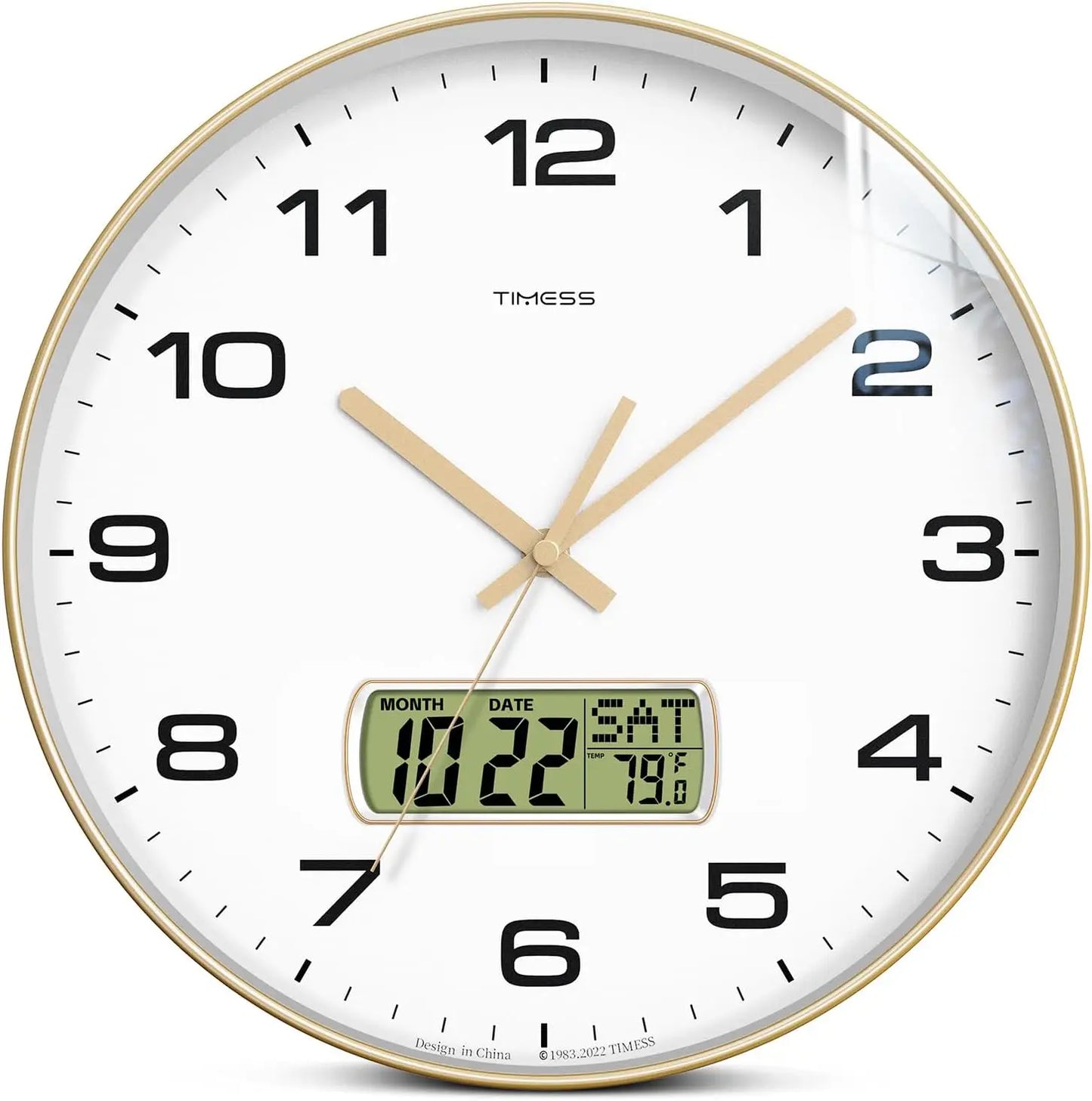 Modern Multifunction Wall Clock