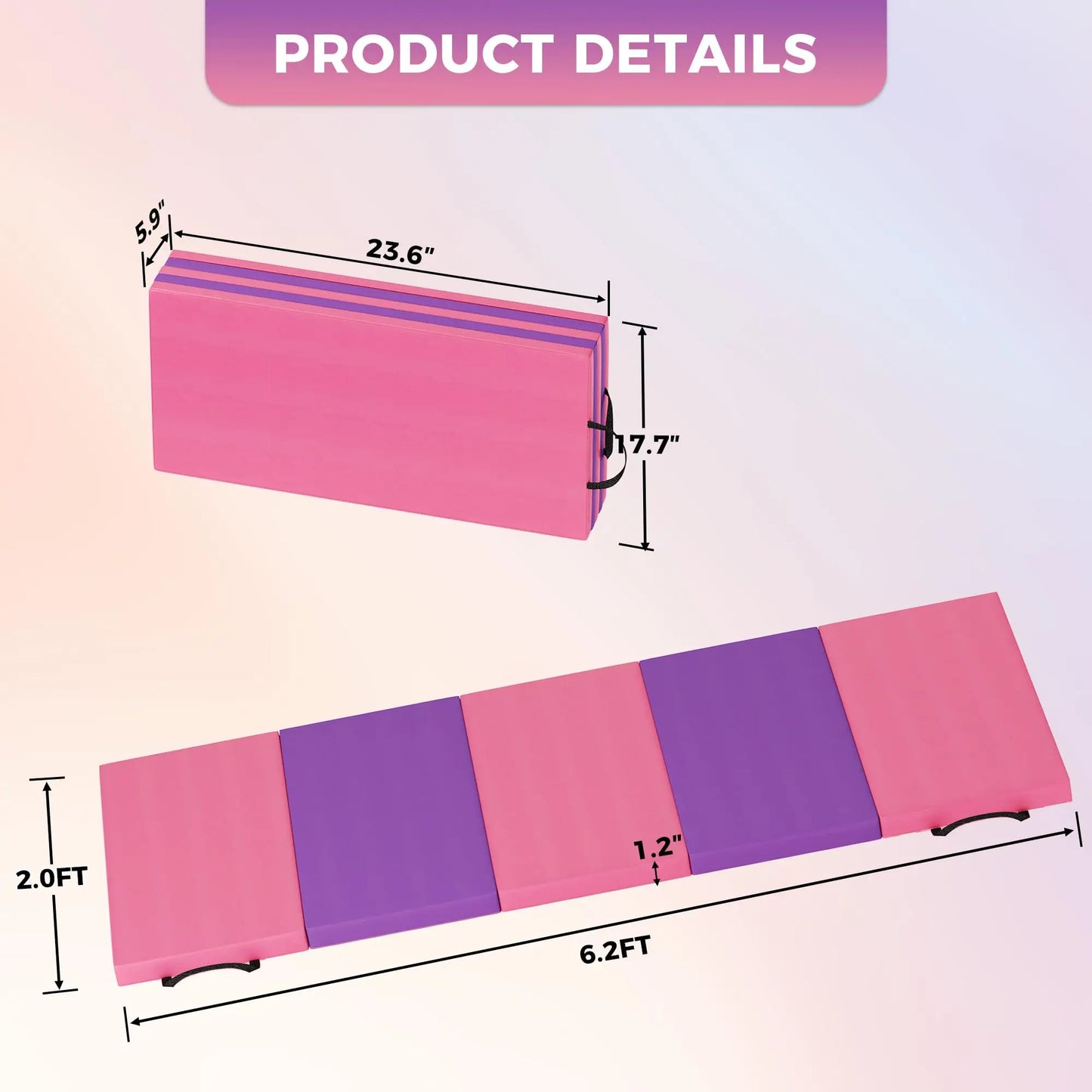 Portable Folding Floor Exercise Pad