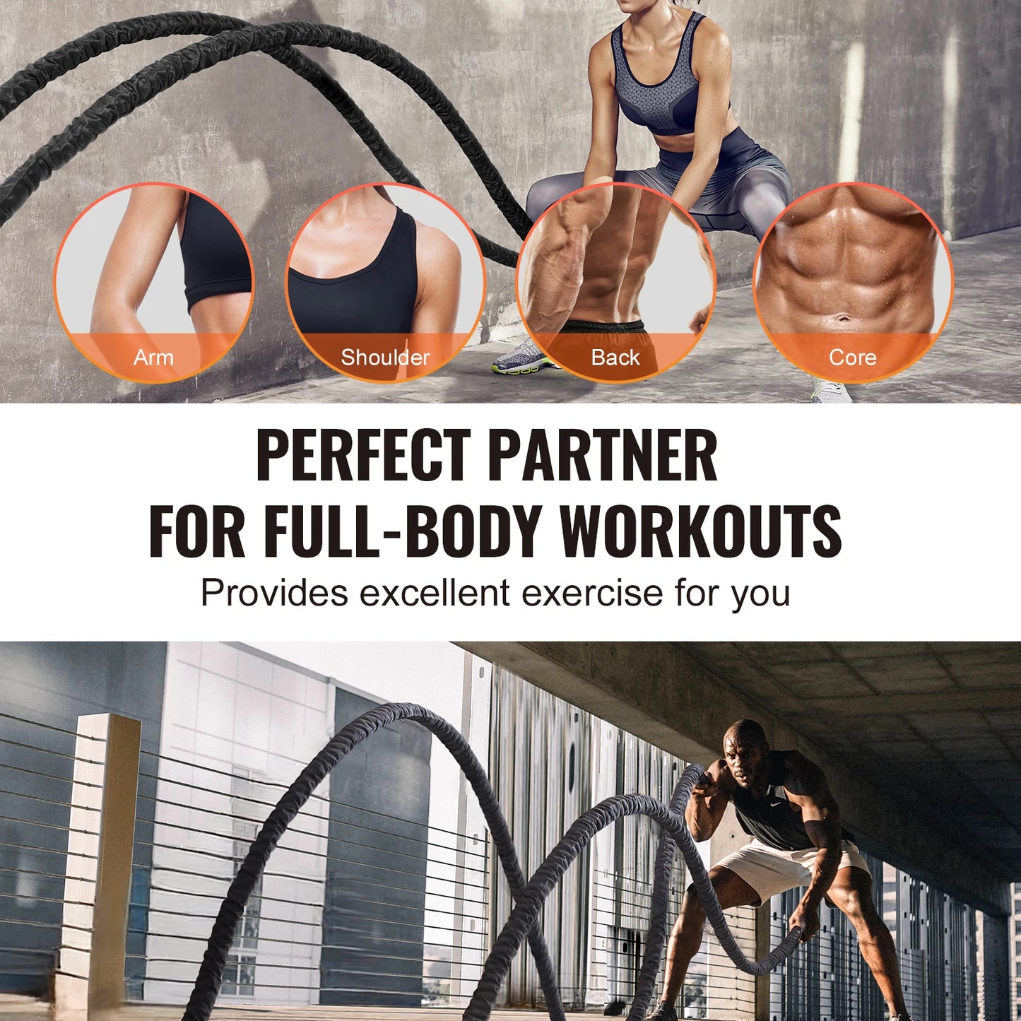 SucceBuy Battle Heavy Weighted Pull Rope