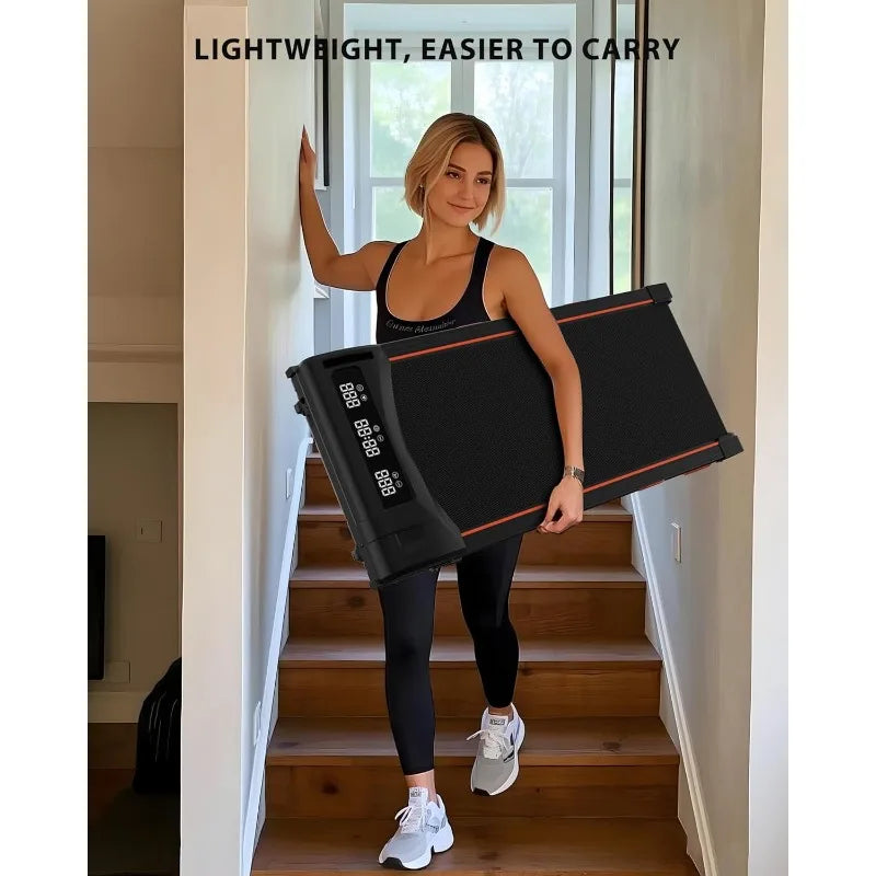 Walking Pad Treadmill With Folding Slope