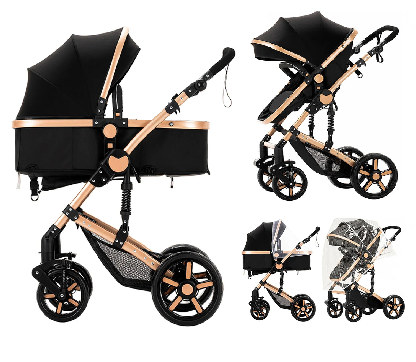 Comfortable Lightweight Baby Stroller