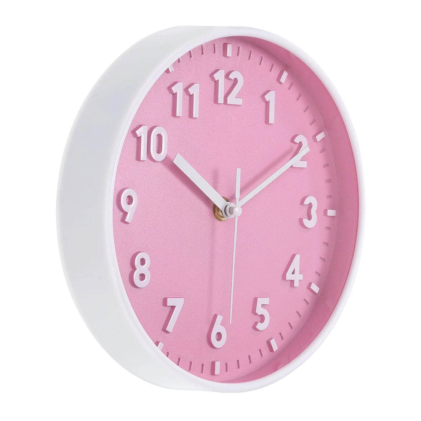8 Inch Wall Clock With 3D Numbers