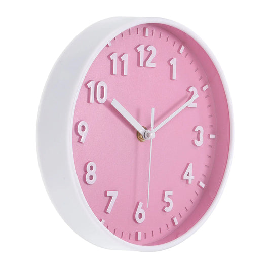 8 Inch Wall Clock With 3D Numbers