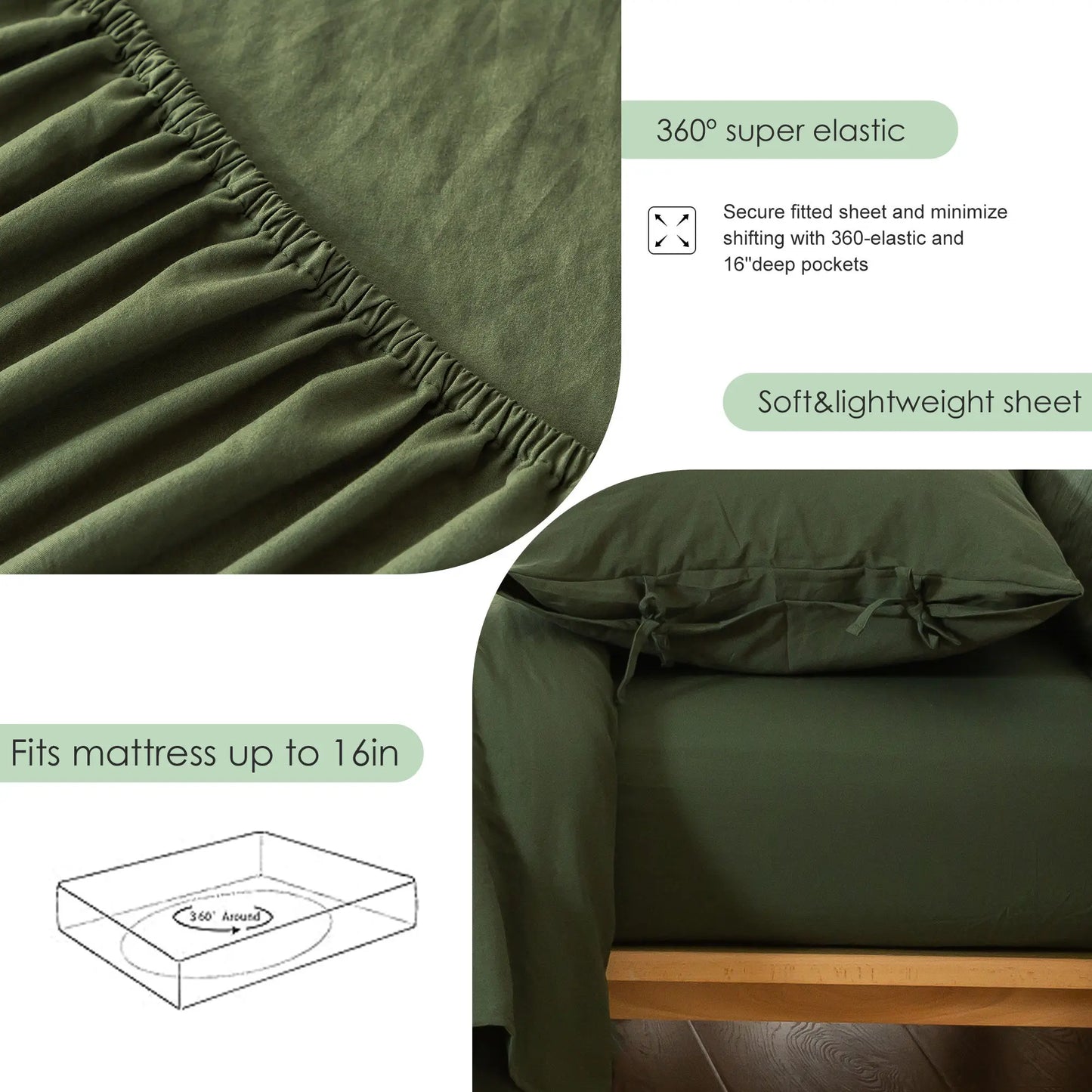Ultra-Soft Bed Sets With Comforter And Sheets