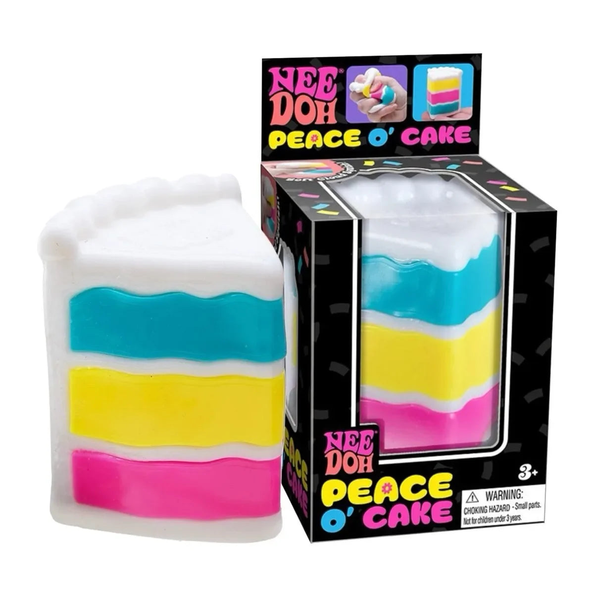 NeeDoh PEACE O' CAKE Squishy Toy