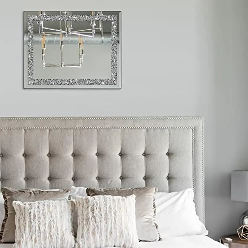 Crystal Crush Diamond Mirror, Wall Decor