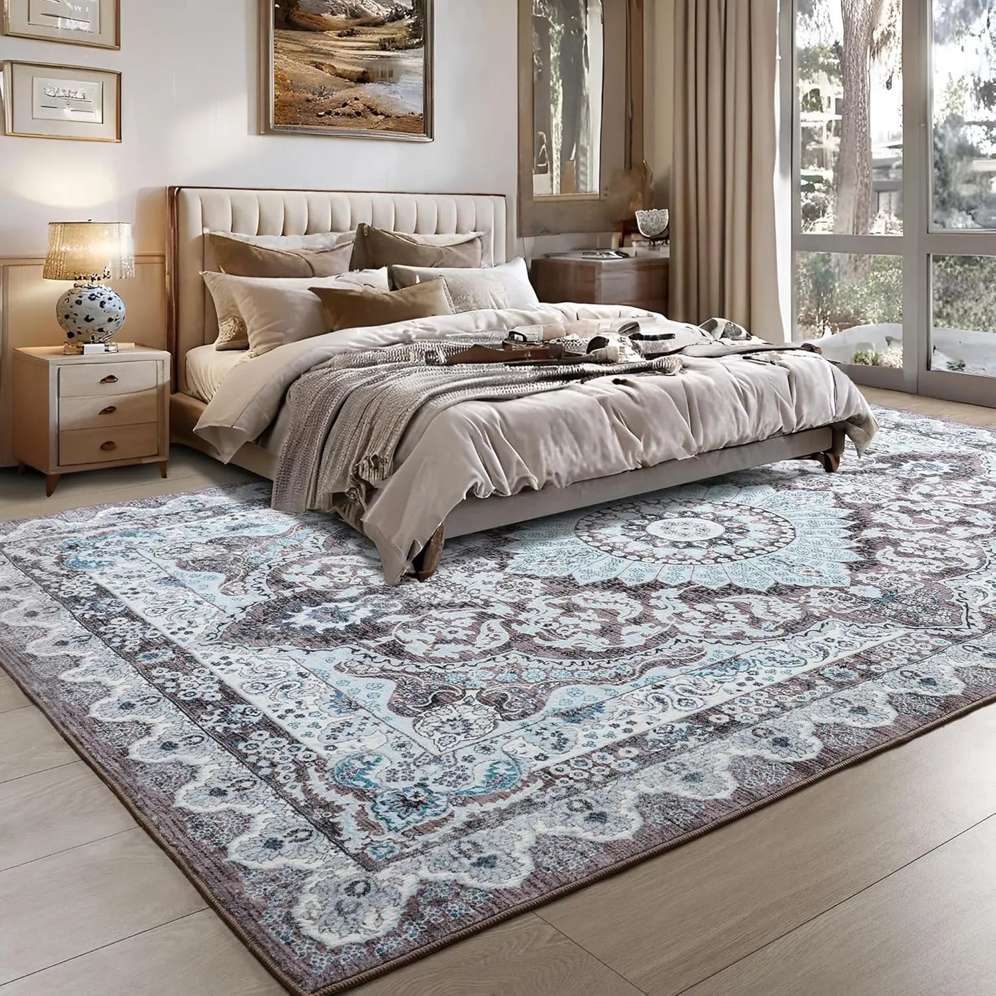 Non-Slip Beautiful Vintage Area Rugs