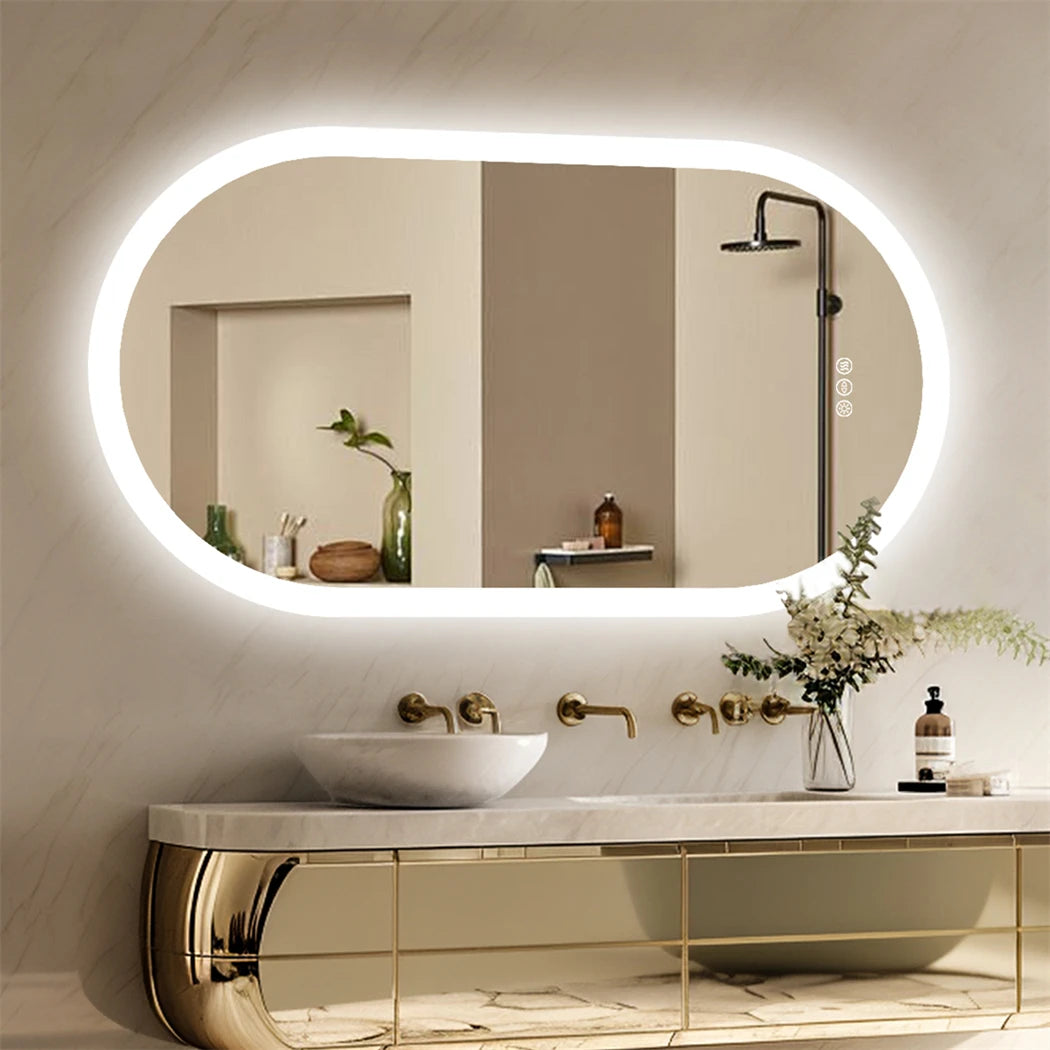 Oval LED Bathroom Mirror