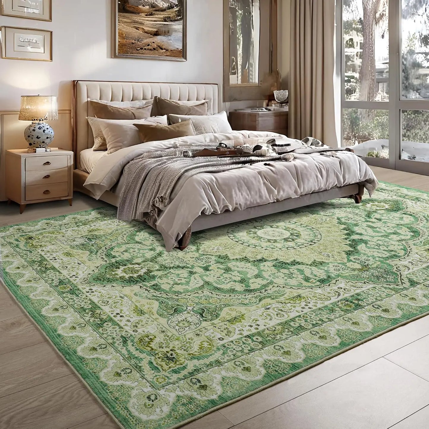 Non-Slip Beautiful Vintage Area Rugs