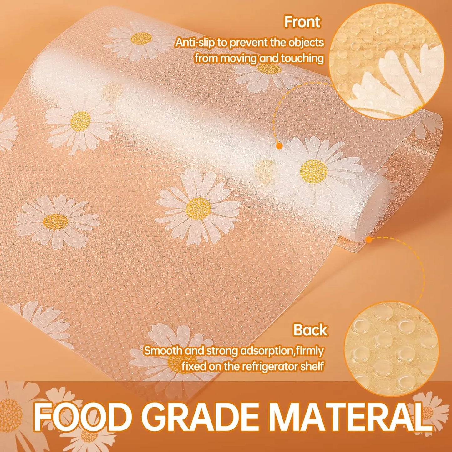 4PCS Washable Refrigerator Mats
