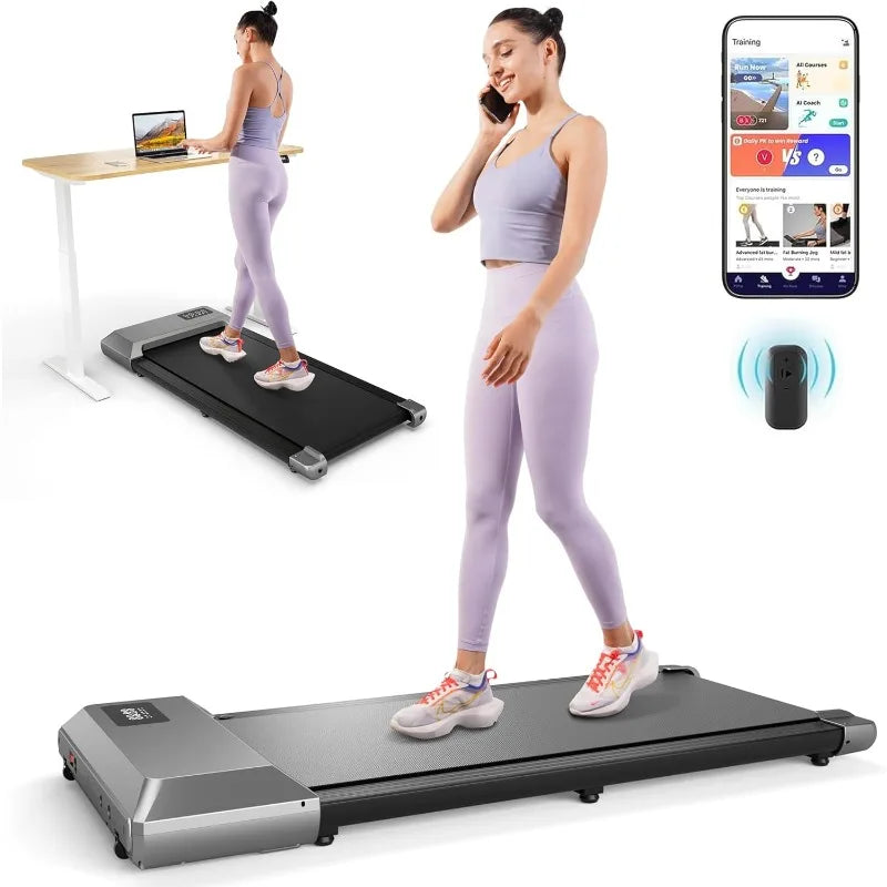 Low Noise Running/ Jogging Machine, Lightweight, Portable Treadmill
