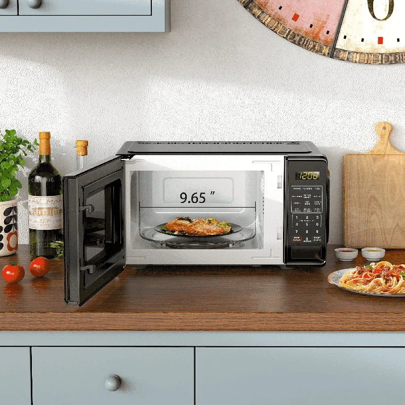 Compact Countertop Microwave Oven